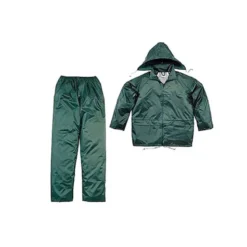 CONJUNTO DE LLUVIA DELTAPLUS 400 POLIESTER/PVC VERDE TALLA XXL