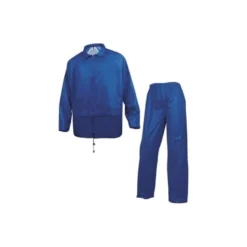 CONJUNTO DE LLUVIA DELTAPLUS 400 POLIESTER/PVC AZUL MARINO TALLA L