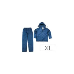 CONJUNTO DE LLUVIA DELTAPLUS 400 POLIESTER/PVC AZUL MARINO TALLA XL