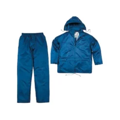 CONJUNTO DE LLUVIA DELTAPLUS 400 POLIESTER/PVC AZUL MARINO TALLA XL