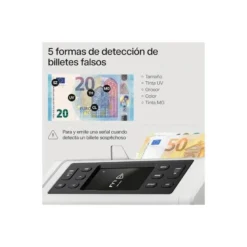 CONTADOR TOTALIZADOR DE BILLETES SAFESCAN 2265 CUENTA EURO LIBRA MEZCLADOS VERIFICA UV/MG/COLOR/TAMAÑO Y ESPESOR
