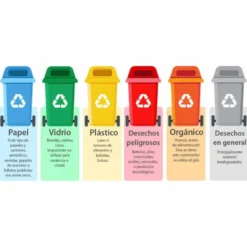 Contenedor de plastico Q-Connec de 100 L