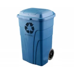 Contenedor de plastico Q-Connec de 240 L