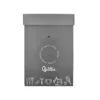 CONTENEDOR PAPELERA RECICLAJE LIDERPAPEL CARTON RECICLADO PARA RESTOS NO RECICLABLES 70 LITROS 450X350X650 MM GRIS