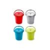 CONTENEDOR PARA RECICLAJE PLASTICFORTE 25 L CON TAPA COLOR AZUL PARCHIS