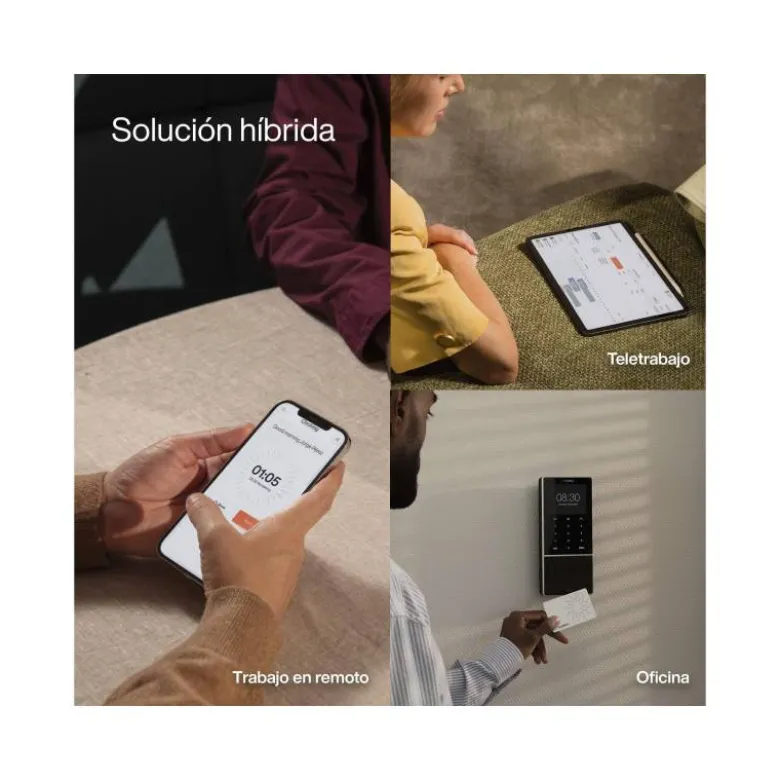 CONTROLADOR DE PRESENCIA SAFESCAN TM-616 CON CODIGO PIN O TARJETA RFID HASTA 200 USUARIOS CONEXION ETHERNET Y