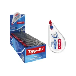 Corrector tipp-ex cinta tamaño mini pocket mouse. Medidas 4,2 mm x 10 m.