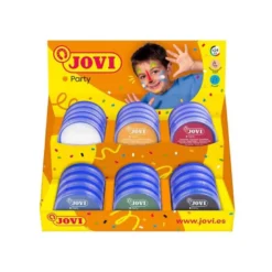CREMA MAQUILLAJE JOVI FACE PAINT 8 ML EXPOSITOR DE 24 UNIDADES 6 COLORES SURTIDOS