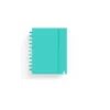 CUADERNO CARCHIVO INGENIOX FOAM A5 80H CUADRICULA MENTA PASTEL