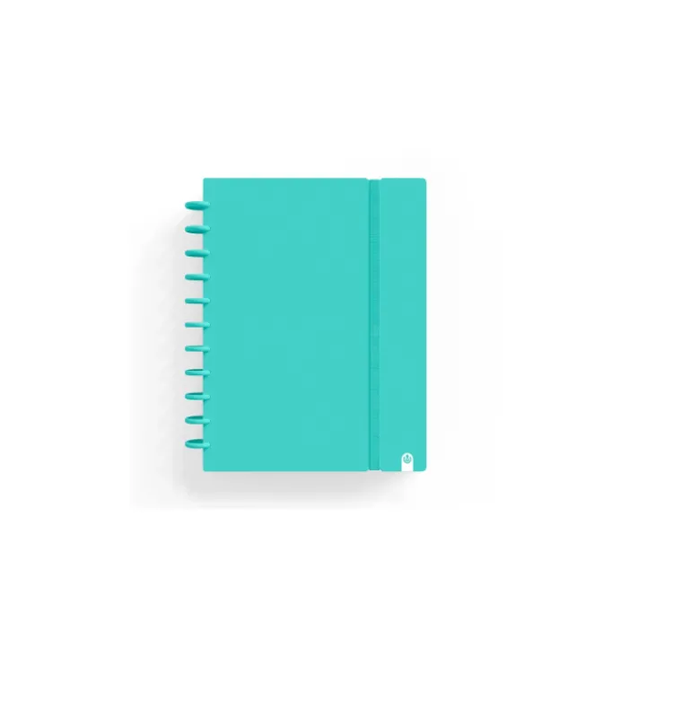 CUADERNO CARCHIVO INGENIOX FOAM A5 80H CUADRICULA MENTA PASTEL
