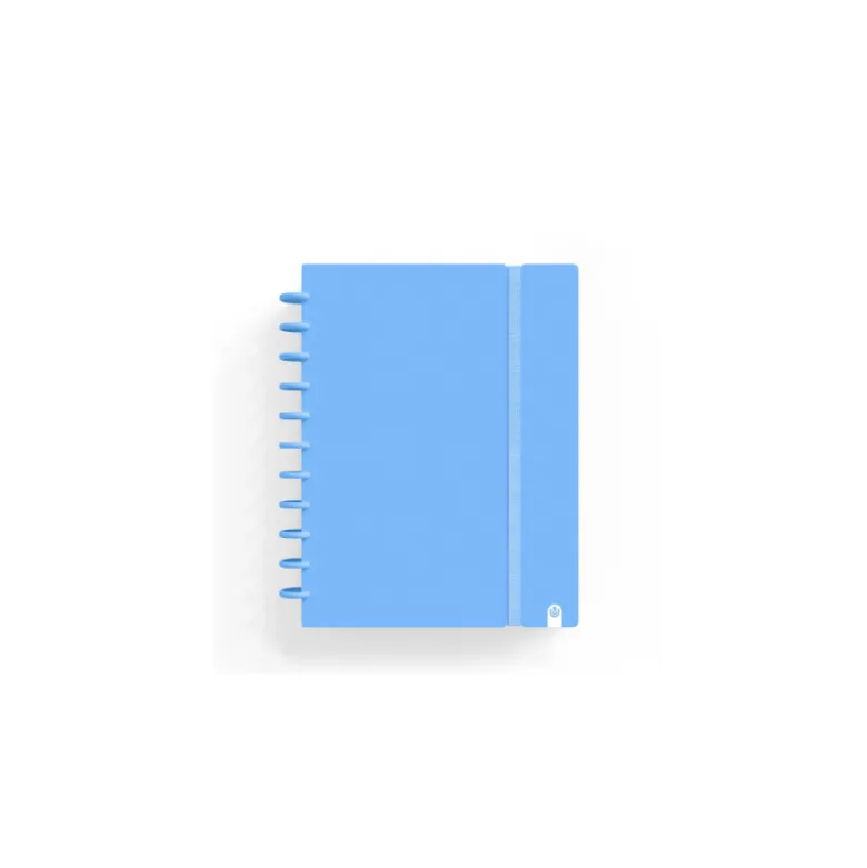 CUADERNO CARCHIVO INGENIOX FOAM A5 80H CUADRICULA AZUL PASTEL