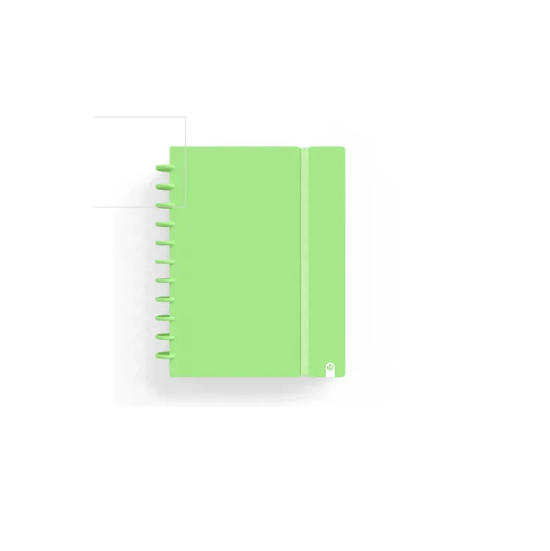 CUADERNO CARCHIVO INGENIOX FOAM A5 80H CUADRICULA VERDE PASTEL