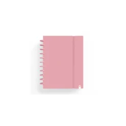 CUADERNO CARCHIVO INGENIOX FOAM A4 80H CUADRICULA ROSA PASTEL