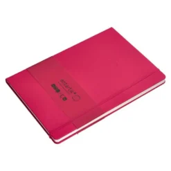 CUADERNO CON GOMILLA ANTARTIK NOTES TAPA DURA A4 HOJAS RAYAS BURDEOS 100 HOJAS 80 GR FSC