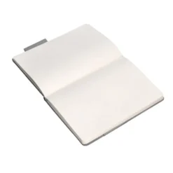CUADERNO CON GOMILLA ANTARTIK NOTES TAPA DURA A5 HOJAS LISAS GRIS Y TURQUESA 100 HOJAS 80 GR FSC