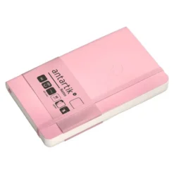 CUADERNO CON GOMILLA ANTARTIK NOTES TAPA BLANDA A6 HOJAS LISAS ROSA PASTEL 100 HOJAS 80 GR FSC