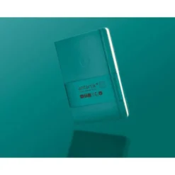 CUADERNO CON GOMILLA ANTARTIK NOTES TAPA DURA A5 HOJAS CUADRICULA VERDE AGUAMARINA 100 HOJAS 80 GR