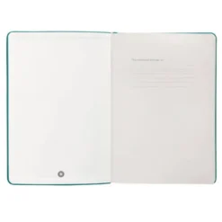 CUADERNO CON GOMILLA ANTARTIK NOTES TAPA DURA A5 HOJAS CUADRICULA VERDE AGUAMARINA 100 HOJAS 80 GR