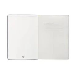 CUADERNO CON GOMILLA ANTARTIK NOTES TAPA DURA A4 HOJAS PUNTOS MORADO Y AMARILLO 100 HOJAS 80 GR FSC