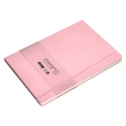 CUADERNO CON GOMILLA ANTARTIK NOTES TAPA DURA A4 HOJAS CUADRICULA ROSA PASTEL 100 HOJAS 80 GR FSC