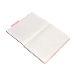 CUADERNO CON GOMILLA ANTARTIK NOTES TAPA DURA A4 HOJAS CUADRICULA ROSA PASTEL 100 HOJAS 80 GR FSC