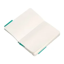 CUADERNO CON GOMILLA ANTARTIK NOTES TAPA BLANDA A6 HOJAS LISAS TURQUESA 100 HOJAS 80 GR FSC
