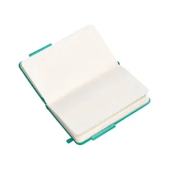 CUADERNO CON GOMILLA ANTARTIK NOTES TAPA DURA A6 HOJAS LISAS TURQUESA 100 HOJAS 80 GR FSC