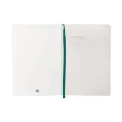 CUADERNO CON GOMILLA ANTARTIK NOTES TAPA BLANDA A5 HOJAS PUNTOS VERDE AGUAMARINA 80 HOJAS 80 GR FSC