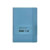CUADERNO CON GOMILLA ANTARTIK NOTES TAPA BLANDA A5 HOJAS LISAS AZUL CLARO 80 HOJAS 80 GR FSC