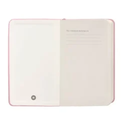 CUADERNO CON GOMILLA ANTARTIK NOTES TAPA DURA A6 HOJAS LISAS ROSA PASTEL 100 HOJAS 80 GR FSC
