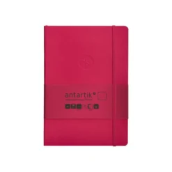 CUADERNO CON GOMILLA ANTARTIK NOTES TAPA BLANDA A5 HOJAS LISAS BURDEOS 80 HOJAS 80 GR FSC