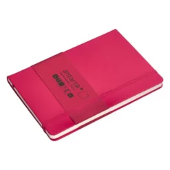 CUADERNO CON GOMILLA ANTARTIK NOTES TAPA DURA A5 HOJAS LISAS BURDEOS 100 HOJAS 80 GR FSC
