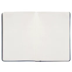 CUADERNO CON GOMILLA ANTARTIK NOTES TAPA DURA A5 HOJAS PUNTOS AZUL MARINO 100 HOJAS 80 GR FSC