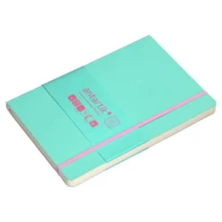 CUADERNO CON GOMILLA ANTARTIK NOTES TAPA BLANDA A5 HOJAS CUADRICULA ROSA Y TURQUESA 80 HOJAS 80 GR FSC