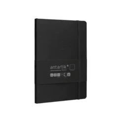 CUADERNO CON GOMILLA ANTARTIK NOTES TAPA BLANDA A5 HOJAS PUNTOS NEGRO 80 HOJAS 80 GR FSC