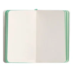 CUADERNO CON GOMILLA ANTARTIK NOTES TAPA BLANDA A6 HOJAS LISAS GRIS Y TURQUESA 100 HOJAS 80 GR FSC