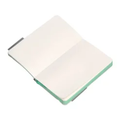 CUADERNO CON GOMILLA ANTARTIK NOTES TAPA BLANDA A6 HOJAS LISAS GRIS Y TURQUESA 100 HOJAS 80 GR FSC
