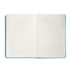 CUADERNO CON GOMILLA ANTARTIK NOTES TAPA DURA A4 HOJAS CUADRICULA TURQUESA 100 HOJAS 80 GR FSC