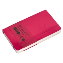 CUADERNO CON GOMILLA ANTARTIK NOTES TAPA BLANDA A6 HOJAS LISAS BURDEOS 100 HOJAS 80 GR FSC