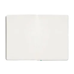 CUADERNO CON GOMILLA ANTARTIK NOTES TAPA BLANDA A5 HOJAS PUNTOS GRIS Y TURQUESA 80 HOJAS 80 GR FSC