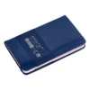 CUADERNO CON GOMILLA ANTARTIK NOTES TAPA DURA A6 HOJAS RAYAS AZUL MARINO 100 HOJAS 80 GR FSC
