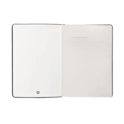 CUADERNO CON GOMILLA ANTARTIK NOTES TAPA DURA A4 HOJAS CUADRICULA NEGRO Y ROJO 100 HOJAS 80 GR FSC