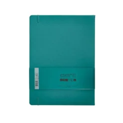 CUADERNO CON GOMILLA ANTARTIK NOTES TAPA DURA A4 HOJAS CUADRICULA VERDE AGUAMARINA 100 HOJAS 80 GR