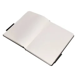 CUADERNO CON GOMILLA ANTARTIK NOTES TAPA DURA A5 HOJAS PUNTOS NEGRO 100 HOJAS 80 GR FSC