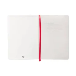 CUADERNO CON GOMILLA ANTARTIK NOTES TAPA BLANDA A5 HOJAS CUADRICULA ROJO 80 HOJAS 80 GR FSC