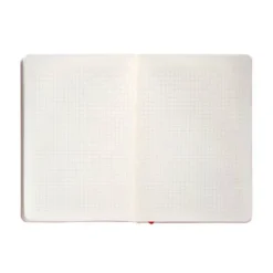 CUADERNO CON GOMILLA ANTARTIK NOTES TAPA BLANDA A5 HOJAS CUADRICULA ROJO 80 HOJAS 80 GR FSC