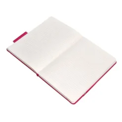 CUADERNO CON GOMILLA ANTARTIK NOTES TAPA DURA A5 HOJAS RAYAS BURDEOS 100 HOJAS 80 GR FSC