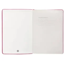 CUADERNO CON GOMILLA ANTARTIK NOTES TAPA DURA A5 HOJAS RAYAS BURDEOS 100 HOJAS 80 GR FSC