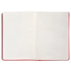 CUADERNO CON GOMILLA ANTARTIK NOTES TAPA DURA A5 HOJAS RAYAS ROJO 100 HOJAS 80 GR FSC