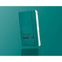 CUADERNO CON GOMILLA ANTARTIK NOTES TAPA BLANDA A6 CUADRICULA VERDE AGUAMARINA 100 HOJAS 80 GR FSC
